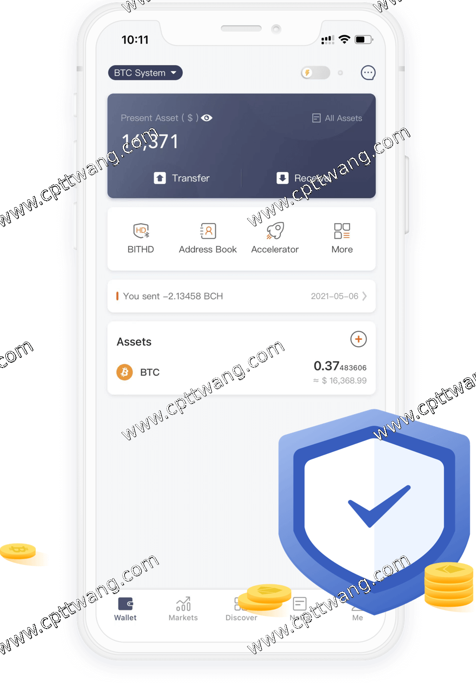 波比钱包 App · 资产管理与安全防护